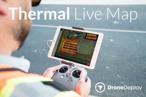DroneDeploy lança tecnologia de mapeamento térmico em tempo real DroneDeploy lança tecnologia de mapeamento térmico em tempo real