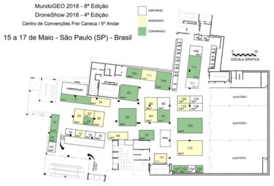 Planta da Feira DroneShow 2018